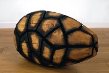 wooden plate에 있는 핀