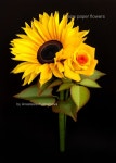 Crepe paper rose tutorial, Crepe paper sunflower tutorial | 아이디어