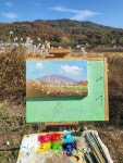 (신재흥) #풍경화# #음성군 #artist #갤러리 | 풍경화, 갤러리, 화가 # 야외스케치 ~충주 소태면  2022.11.4 오후/ Palette Knife By oil... 