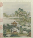 Chen Mei(陈枚) , 清 陈枚 山水楼阁图册 | 그림