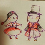 미키와 미니 한복입은사람버전 팬아트 mickey&minnie hanbok ver fanart  #disneyfanart #hanbok #hanbokkorea#handdrawing... 