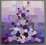 Purple Bubbles © Tommy Fitzsimmons | Pacific Art Quilt Alliance | PAQA Color Challenge | Colorful quilts, Circle quilts... 