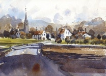 Fife Village- Scotland | Mobile Artwork Viewer | 수채화