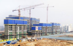 부영아파트 건설현장 전경