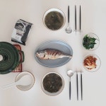 소박한 아침 #생일상  남편이 미역국 끓일동안 #보리굴비 한마리 쪄... 별거 소박한 아침 #생일상  남편이 미역국 끓일동안 #보리굴비 한마리 쪄... 