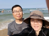 2016.8월 하조대해변에서