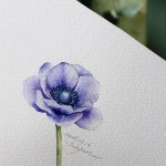 아쉬워유😢 #퇴근후그림 - ❗️Copyright ⓒ 2018. veryhyun. all rights reserved. Watercolor : MontmarArt … | 꽃그림, 수채화... 