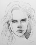 @pikaasama | 초상화 그리기, 초상화 그림, 인물화