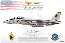 F-14A Tomcat VF-142 Ghostriders. CVN-69 /CVW-7 | 비행기
