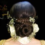 Eye-Pleasing Braided Bun, Stunning Wedding Hair Ideas That Will Surely Enhance Your Look On Your D-Day | Weddingplz | Bridal hair... 