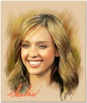 Jessica Alba by shahin | 인물화, 파스텔, 사진