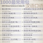 1000 Chinese Sentences In Daily Life - Part 17 | 공부, 중국어, 외국어