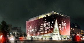 더블스킨 [ Ædifica ] Quartier Des Spectacles | Architecture, Quartier des spectacles, Architecture building