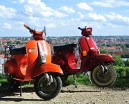 Idea by 동방엔지니어링 on 캠핑카 | Vespa, Vehicles, Moped