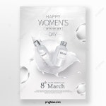 스킨 케어 포스터 템플릿 PSD 다운로드, 디자인 자료 다운로드 | Poster template, Woman’s day, Skin care