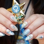 • Nail Design 세일러문네일🌙 요술봉네일 캐릭터 네일아트 모음~! | Sailor moon nails, Moon nails, Anime nails