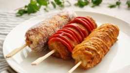 남은식빵요리 이영자 핫도그 소스까지 완벽 재현~ 명랑핫도그 만들기 hot dog recipe-데라세르나