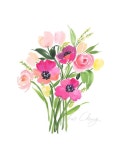 flo_089_8x10.jpg | 수채화 삽화, 수채화 아트