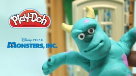 DIY How To Make Play Doh Sulley MONTSER, Inc. play toy! 플레이도우 몬스터 주식회사... | 몬스터 주식회사, 설리