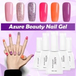Azure beauty 네일 젤 폴란드어 네일 아트 매니큐어 키트 자외선... 그레이 컬러 젤 네일 폴란드어 | Nail polish, Gel nails, Nail art kit