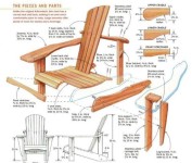 How To Make A Modern Adirondack Chair | 나무 디자인, 목공 프로젝트, 의자