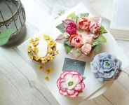 [소유케이크] 창업/부업/취미, 앙금플라워떡케이크 창업반 심화3, 4주차 후기 (With images) | Dessert decoration, Floral... 