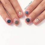 귀요미 #어린이네일 #👶🏻 #가을어린이 #가을네일 #네일그램 #gelnails #예쁜네일 #젤네일아트 #네일어라모드 #nailalamode... 