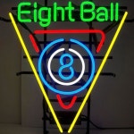 Business Signs 8 Ball Billiards Neon Sign | 당구장