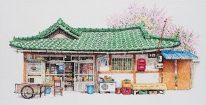 사라지는 동네슈퍼마켓을 그리는 화가 | Korean art, Beautiful paintings, Painting