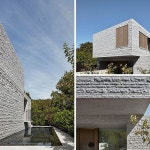 *화강석 다듬, 더 거칠게 물성을 드러내다 This House Makes Extensive Use Of Granite Throughout Its Design | 건축, 현대적인, 집... 