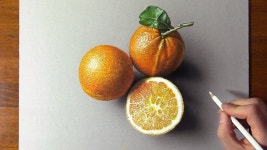 Drawing VS Reality Amazing Oranges & Satisfying 3D Art | 연필 그림