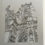 #art #drawing #pen #sketch #illustration #linedrawing #york #yorkminster #uk #england #architecture | 어반 아트, 예술 디자인... 