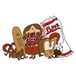 BREAD FRIENDS ---------------------------------------------------- [illustration, illustrator, 일러스트, 일러스트레이션, 일러스트레이터]... 