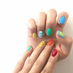 Korean Nail Art Idea #Smilingly Nail #마린네일 #스마일네일 #Akiwarinda #koreannailart Korean Nail Art Idea #Smilingly Na... 