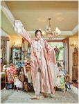 이수현이 착용한 한국의상 무낙의 그린 컬러 레트로 세미드레스는 성… | Korean traditional dress, Fashion, Asian outfits