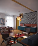 예술과 생활 공간 경계에 있는 불가리아의 한 원룸(스튜디오) : 네이버 포스트 | 인테리어, 집 인테리어 디자인, 스튜디오 인테리어