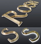Luxury Bronze signage design | 사인 디자인, 인테리어, 간판