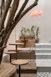 *코지 카페 A Cosy Café in Odessa Mixes European Elegance with Moroccan Vernacular | Cosy cafe, Cafe interior design, Arched... 