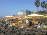 제주도 카페 한담해변 맨도롱또똣 봄날 | 화강암, 카약