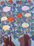 사단법인 한국 민화 연구소 | 칠하기, 그림, 모란