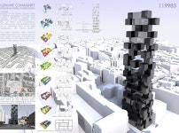 高层住宅에 있는 chenxiran님의 핀 | 파사드, 디자인