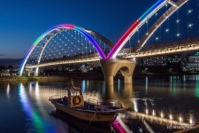 Sipri reed Bridge (십리대밭교) | Sydney harbour bridge, Ulsan, South korea