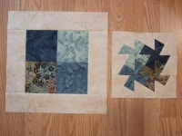 Tamarack Shack: Lil Twister before and after to make twister blocks to use in a quilt or ? | 머신 퀼트