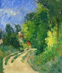 Paul Cézanne -   Bend in the Road Through the Forest (La route tournante en… | 그림, 풍경화, 유화