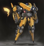 원화/일러스트에 있는 Wersc님의 핀(이미지 포함) | 로봇, 캐릭터 컨셉