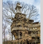 Tree house in Tennessee by Horace Burgess. Photo by Tom Whetton. | 나무 위의 집, 배경, 나무