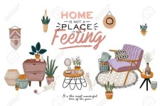 Pin by 정은 윤 on 프랑스자수 in 2020 | Print design template, Illustration design, Cozy house