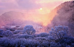 winter morning - 소양5교 일출 | Landscape photography, Nature photography, Landscape