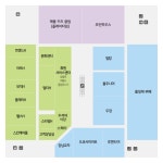 6F 식당가·문화센터 도면 - 충청점 6층 도면플레이타임 키즈카페문화센터편의시설강남교자두꺼비식당도쿄사이카보두란폴주니어밀탑한식뷔페... 