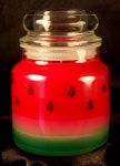 Watermelon, Apothecary Jar, Scented Candle. $10.95, via Etsy. | 비누, 수공예품